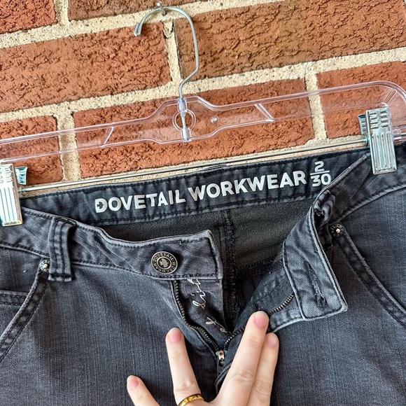 Dovetail Workwear Women's Black Work Pants Size 2, 30 Inseam - Picture 7 of 7